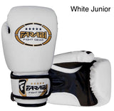 White junior boxing glove